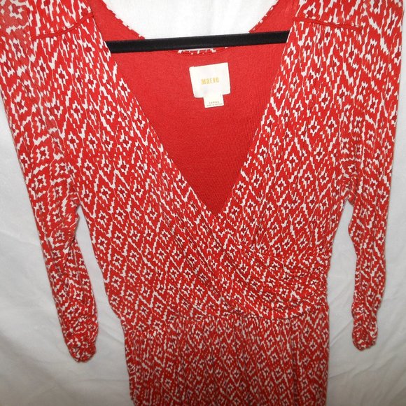 Anthropologie Maeve Faux Wrap Dress - Size Large - Picture 9 of 11